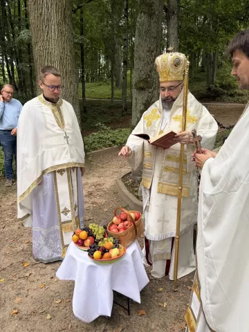 pamaldos Barboros koplyčioje