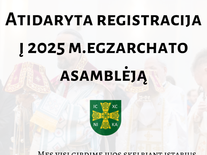 atidaryta registracija