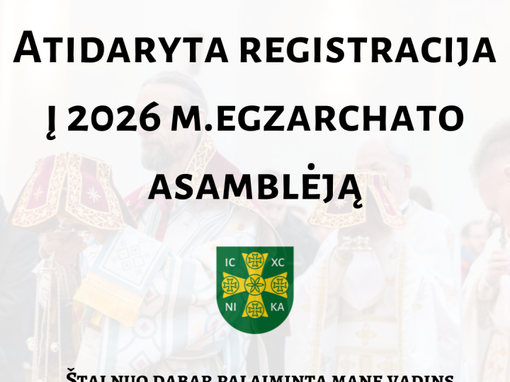 atidaryta registracija